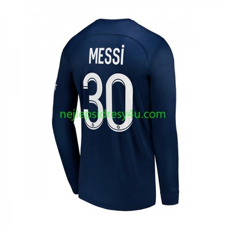 Fotbalový Dres Paris Saint-Germain Messi 30 Domácí 2022/23 Dlouhý Rukáv